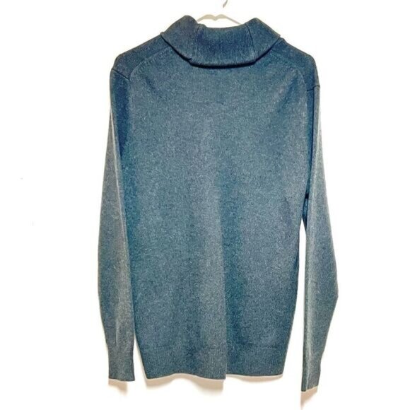 NWT Banana Republic Cozy Italian Olive Green Wool Sweater Mens L - Picture 2 of 6